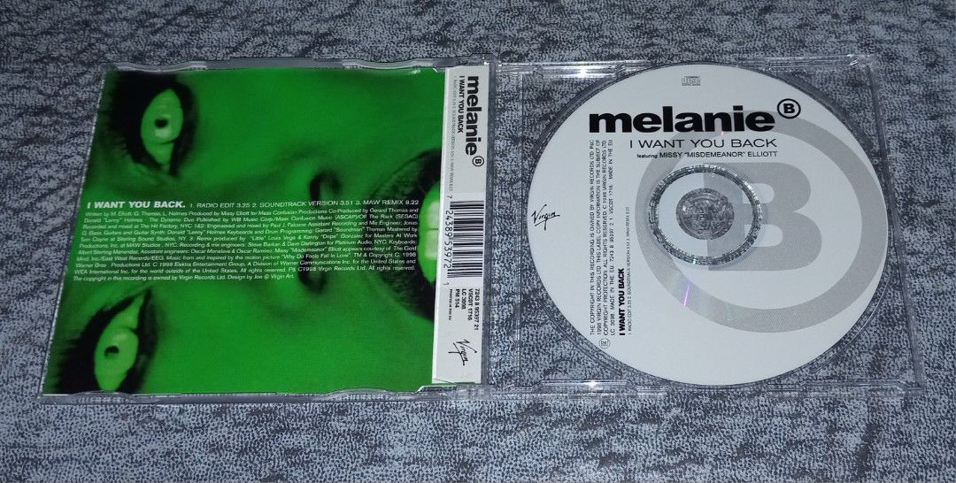 MELANIE B - I WANT YOU BACK CD (Category: CDs & DVDs) located in Talavera. Submitted by thalifan46 (Listing ID 1336252652, Image 2). Description: MELANIE B AKA SCARY SPICE FROM SPICE GIRLS I WANT YOU BACK FEAUTURING MISSY ELLIOTT 1 TRACK MADE IN EUROPE...