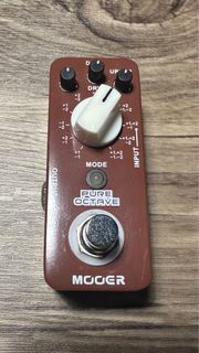 MOOER PURE OCTAVE Mini Octave Guitar Effect Pedal 11 Octave Modes