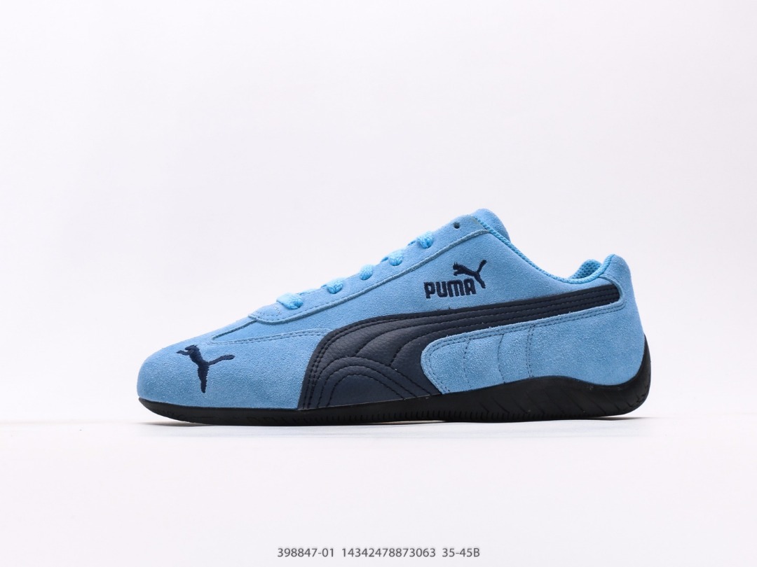 Puma Speedcat Archive Team Light Blue Club Navy shoes Men s Fashion Footwear Sneakers on Carousell