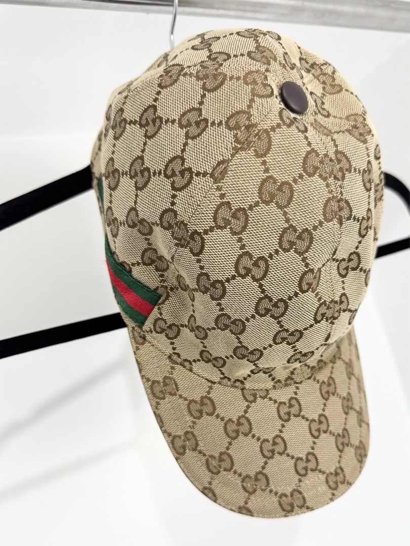 Rush Sale Gucci Canvas Cap in L Men s Fashion Watches Accessories Caps Hats on Carousell