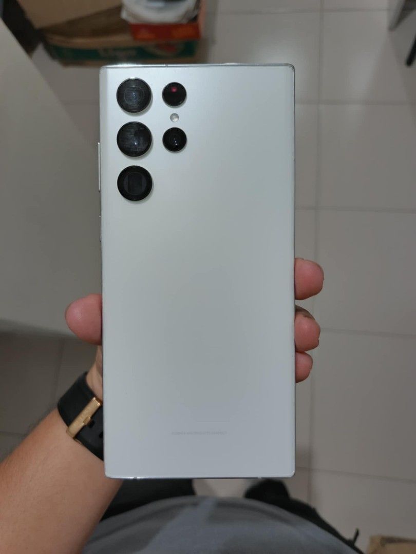 Samsung S22 Ultra 12/256 (Category: Samsung) located in Tanza. Submitted by coki27 (Listing ID 1336166453, Image 1). Description: For Sale or Swap Samsung S22 Ultra White 12/256 Korean Variant Single Sim Openline Excellent condition Unit only For swap to S23 Ultra (+cash ako) Rfs: Upgrade Meetup: Cavite area, halfway Thankyou! 🙌.