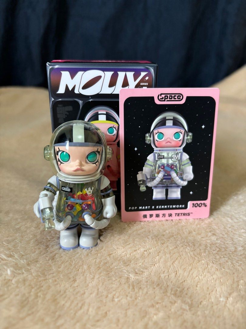 Space molly series 3 Tetris (Category: Designer & Blind Box Toys) located in Bacoor. Submitted by mc_shopper (Listing ID 1336163727, Image 2). Description: Open box and unsealed foil Onhand ready to ship via J&T or pick-up via lalamove 📍Bacoor Cavite.