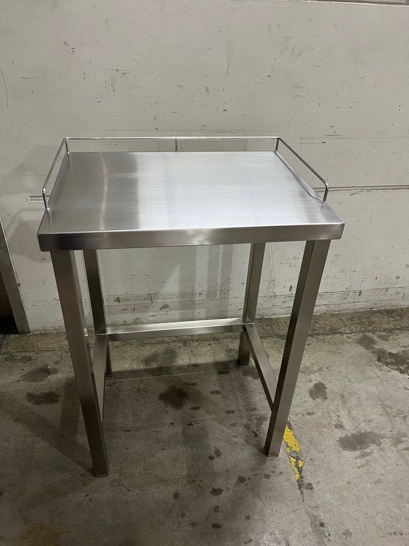 Ss Table With Rack System Ss table, Furniture & Home Living, Furniture, Shelves, Cabinets & Racks ...