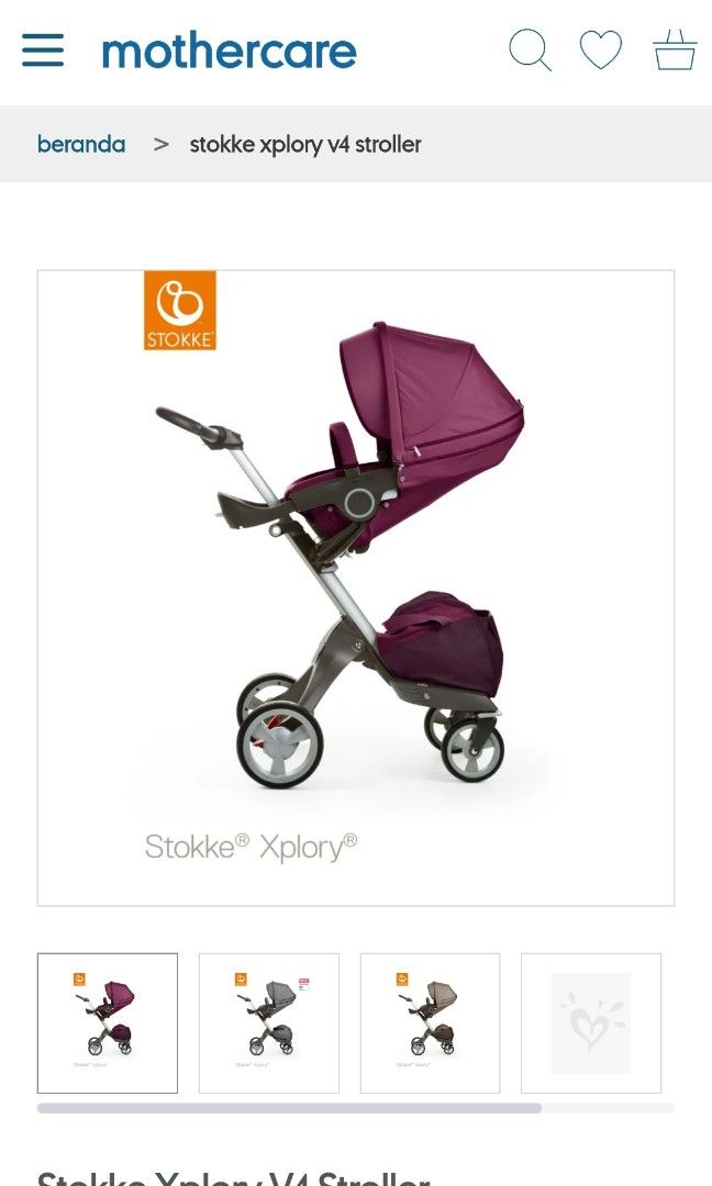 Stokke xplory v4 purple cheap