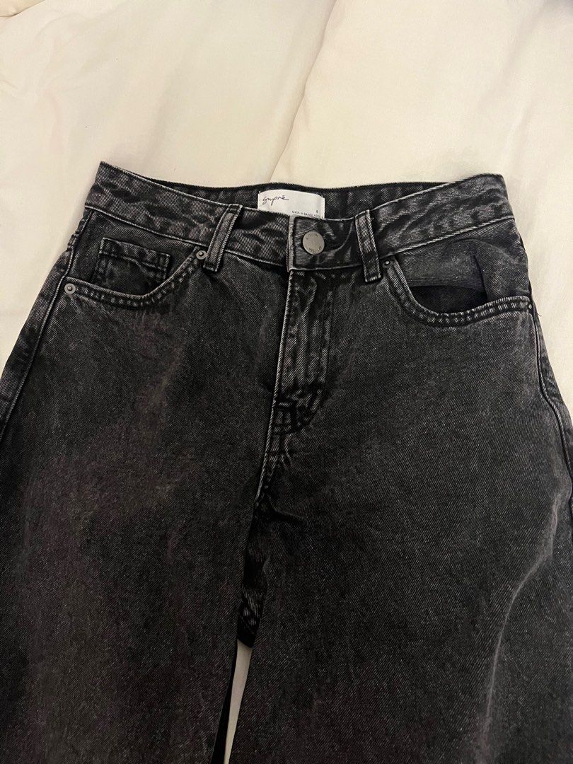 supre low rise baggy jean (black, aus6), Women's Fashion, Bottoms