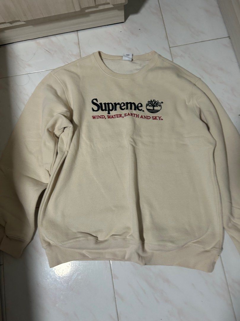 Supreme x timberland crewneck clearance