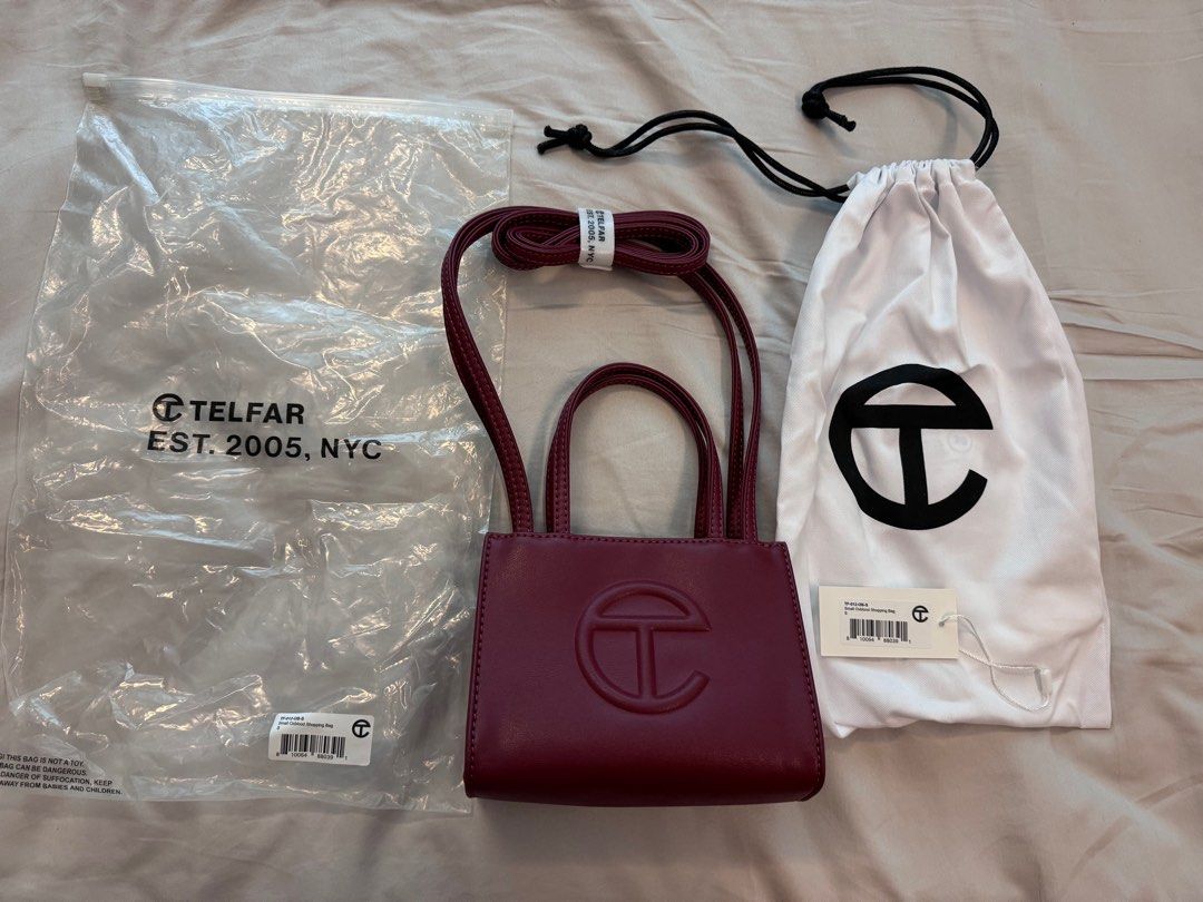 Telfar Small Oxblood Bag