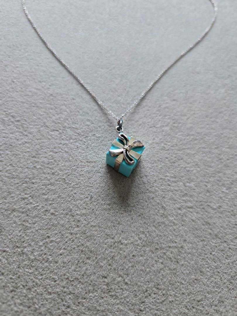 Gift Box Tiffany Blue Pendant Necklace Tiffany Co Gift Box Pendant