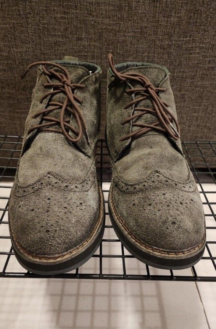 Timberland Men s Squall Canyon Chukka Brogue Wing Tip Suede Leather Boots UK9.5 EU44 US10 28cm Welcome to COD Luxury Sneakers Footwear on Carousell