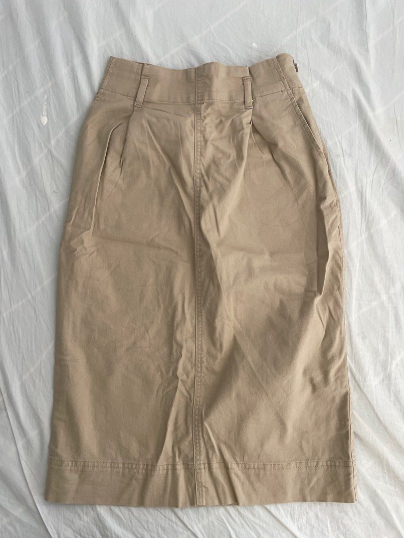 Khaki pencil skirt forever 21 outlet