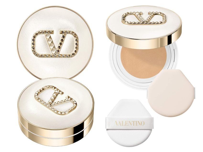 🍎現貨🍎VALENTINO GO-CUSHION GLOW 華倫天奴白色/金色氣墊粉底(限量版
