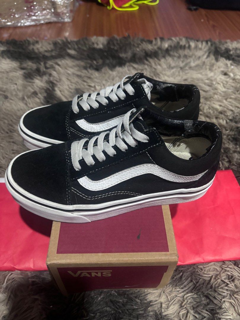 Harga vans old skool black white original cheap