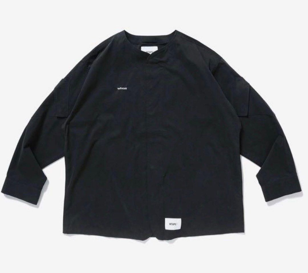WTAPS 22SS SCOUT/LS/NYCO.TUSSAH 221WVDT-SHM04, 男裝, 上身及套裝, T-shirt、恤衫、有領衫-  Carousell