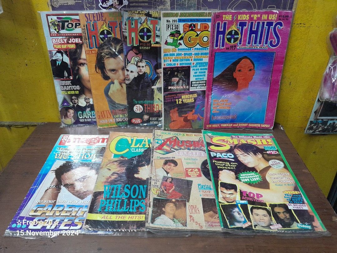 100 Each Vintage Songhits Magazine (Category: Magazines) located in San Pablo. Submitted by fredambion (Listing ID 1336413509, Image 1). Description: *Please Take Time To Read Descriptions & Check The Photos *What You See Is What You Get *100 Each Vintage Songhits Magazine *For Only 100 Each *Complete Pages *Well Used to Heavily Used Condition *2nd Hand Condition *Manage Your Expectation *Dont Offer If Your Not Willing To Buy The Item / Dont Wast