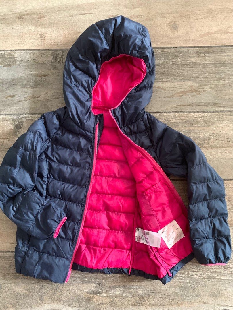 120cm Uniqlo 兒童夾棉保暖棉褸Kids padded jacket, 兒童＆孕婦用品 - Main Image