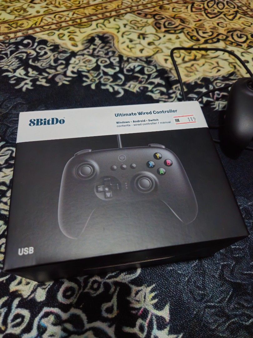 8bitdo Ultimate Wired Controller (Category: Controllers) located in Pasir Gudang. Submitted by rx_78_1016 (Listing ID 1336474300, Image 2). Description: .