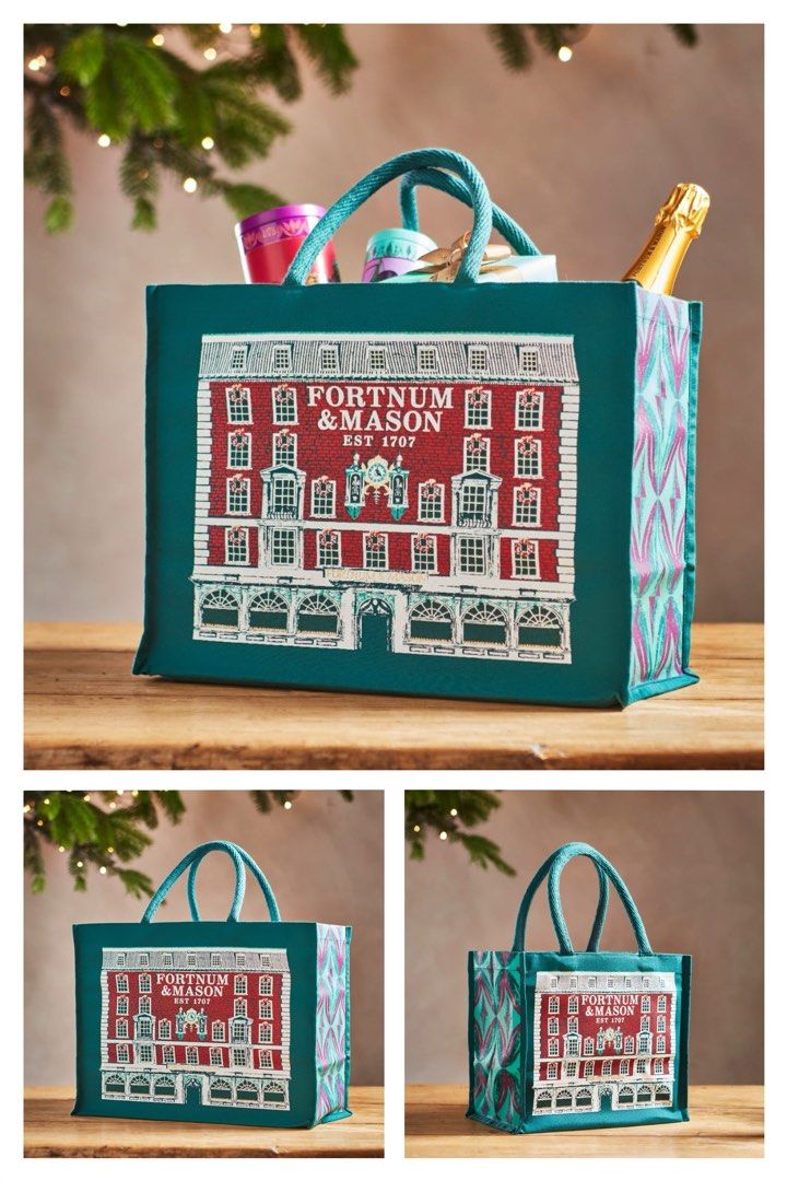 英國皇室御用茶葉品牌Fortnum Mason Piccadilly House Christmas Bag