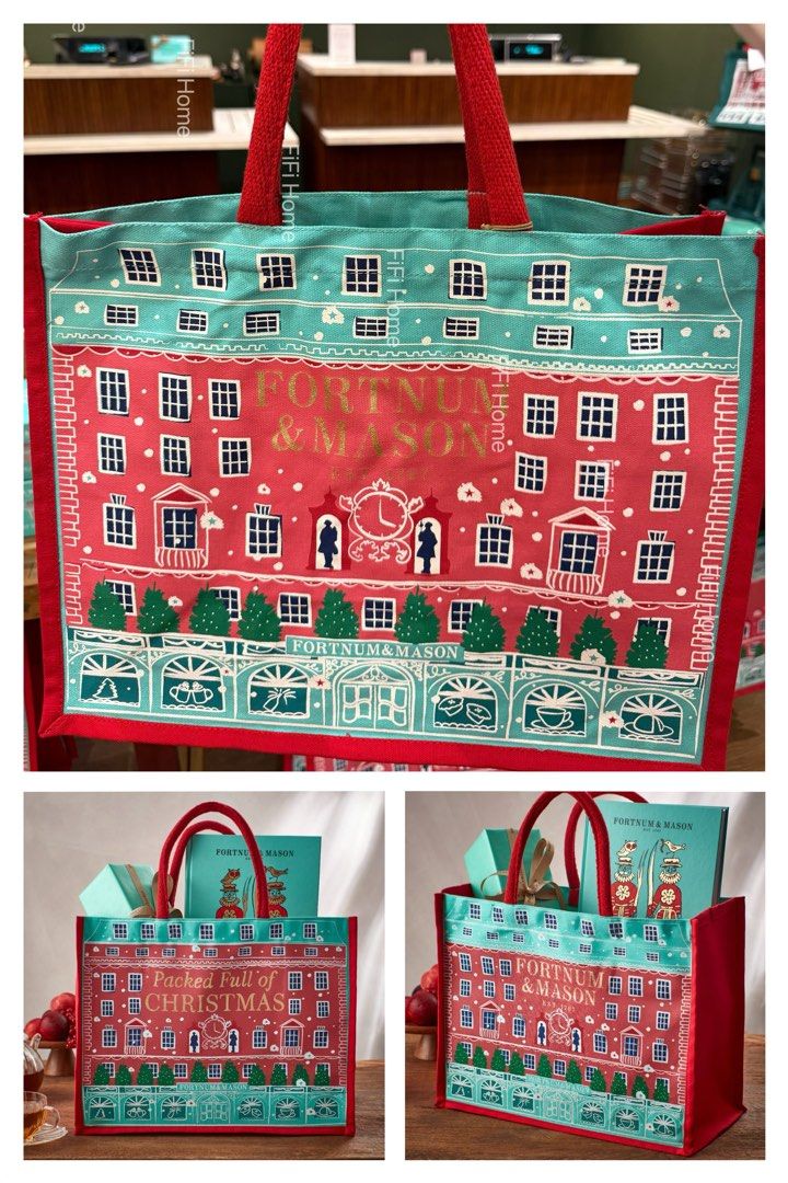英國皇室御用茶葉品牌Fortnum Mason Piccadilly House Christmas Bag