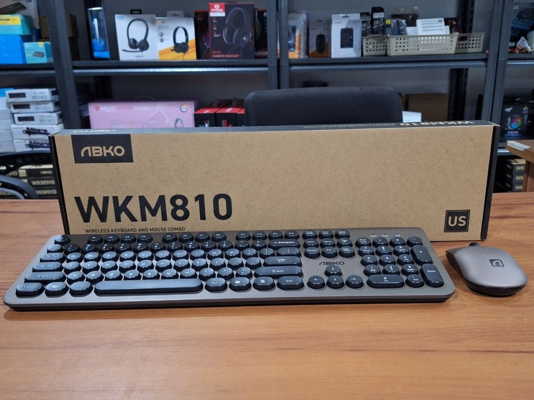 ABKO WKM 810 WIRELESS KEYBOARD AND MOUSE, Computers & Tech, Parts ...