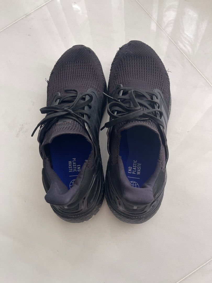 Adidas UltraBoost AllBlack Running Shoes Men s Fashion Footwear Sneakers on Carousell