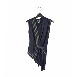 AT ATSURO TAYAMA Cupro/Cotton Long Vest Top 針織背心上衣64237767855235110