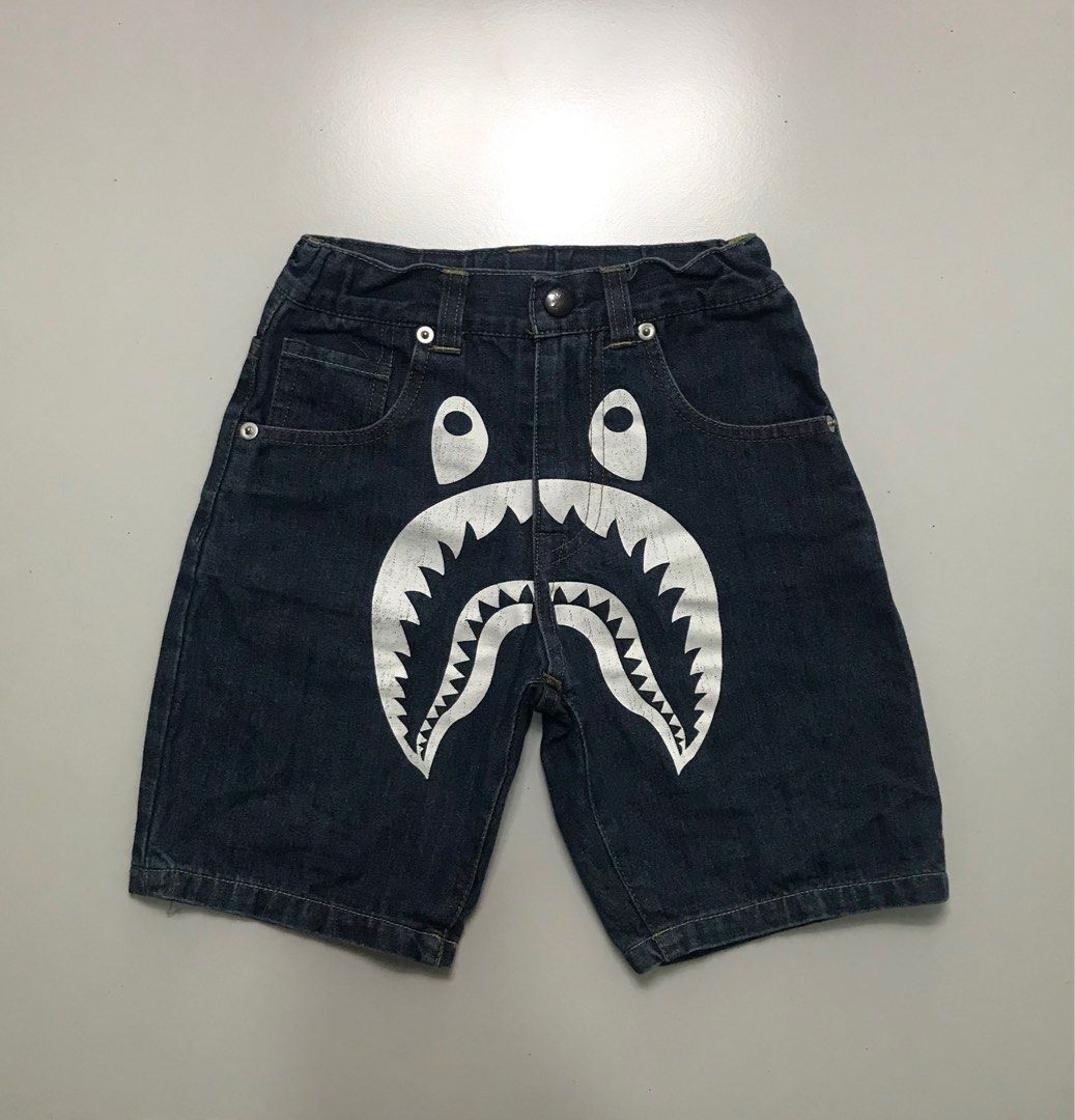 Kids bape shorts store