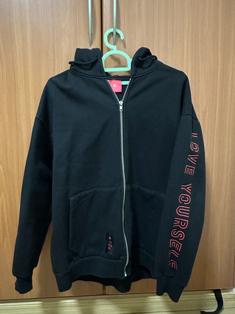 Love yourself tour zip up hoodie store