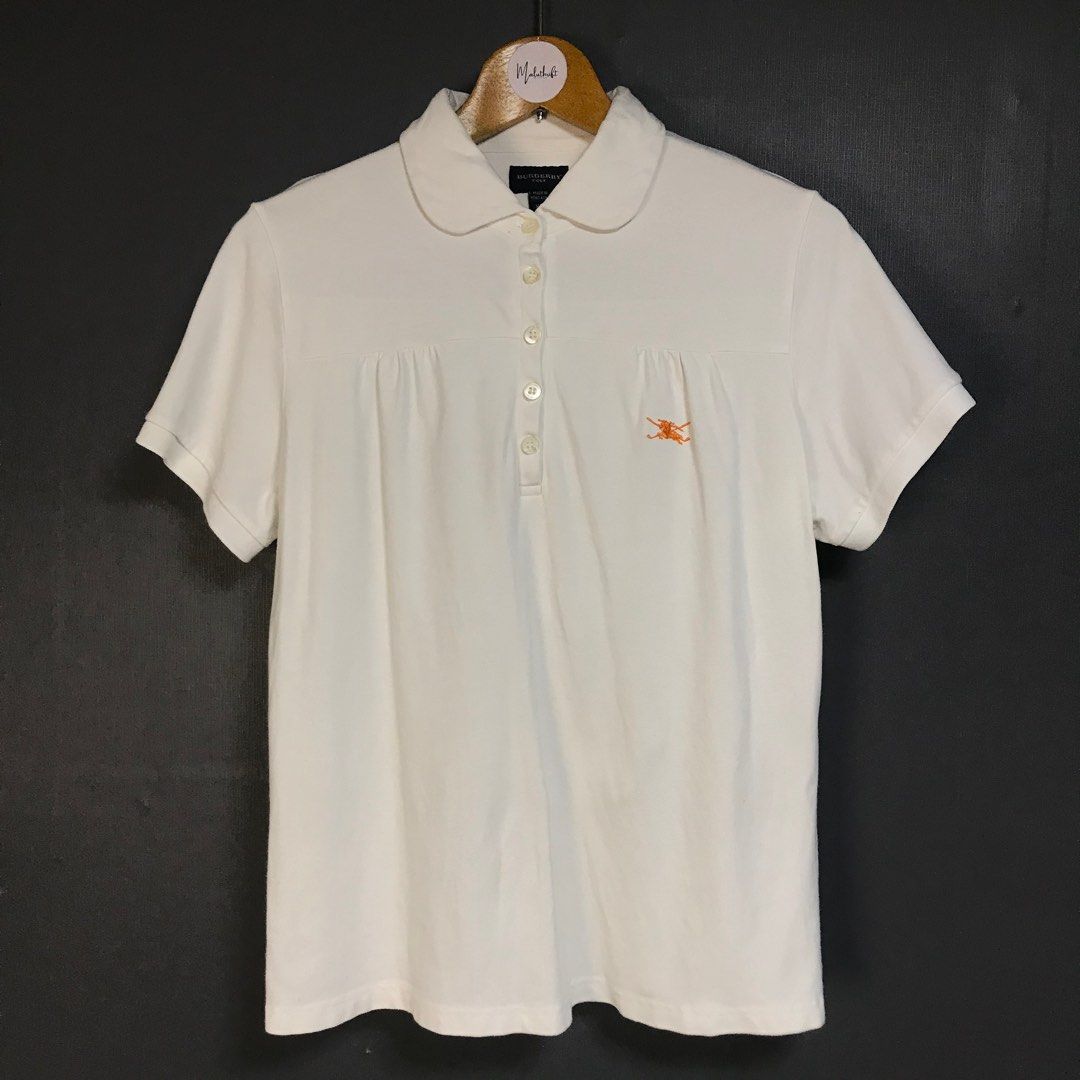 Burberry golf shirt womens outlet