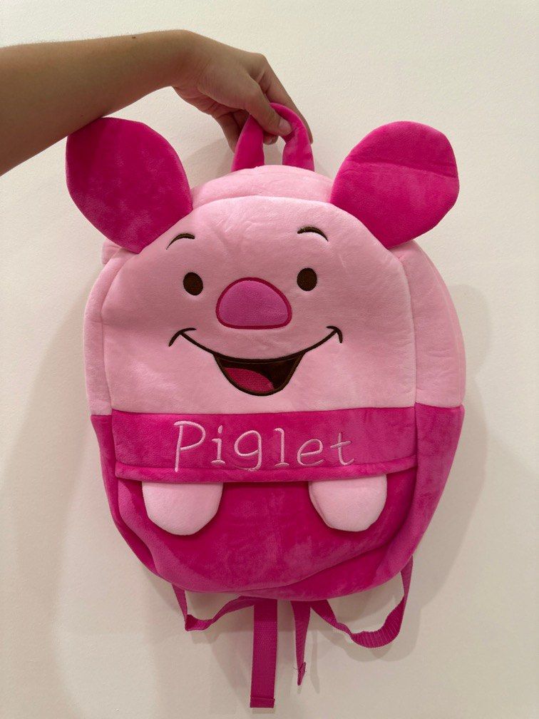 Cartoon Backpack - Disney Winnie the Pooh Piglet, Hobbies & Toys, Toys ...