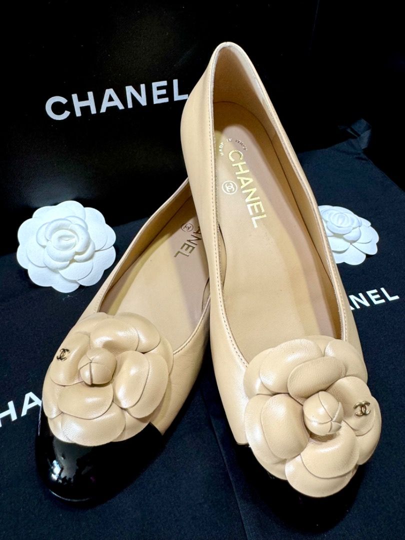 Chanel Camellia Ballerina Flat, Women's Fashion, Footwear, Flats