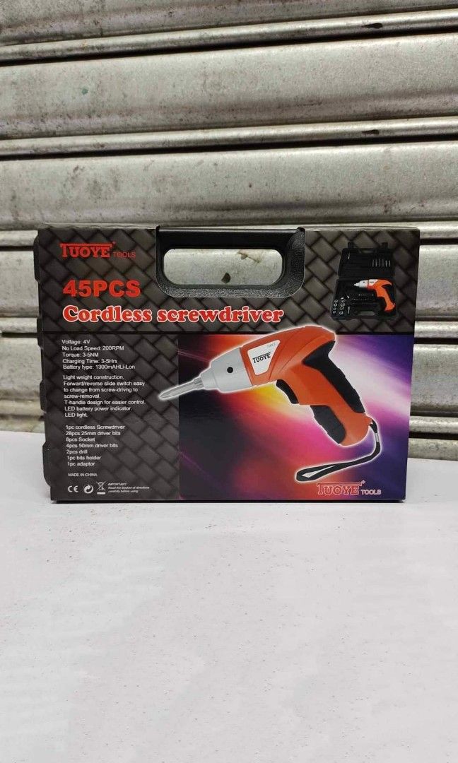 Cordless Screwdriver set (Category: Construction Tools & Equipment) located in Manila. Submitted by yzlshop (Listing ID 1336324985, Image 2). Description: Same day delivery via Lalamove Location: Manila Mop: Cod/Gcash payment.