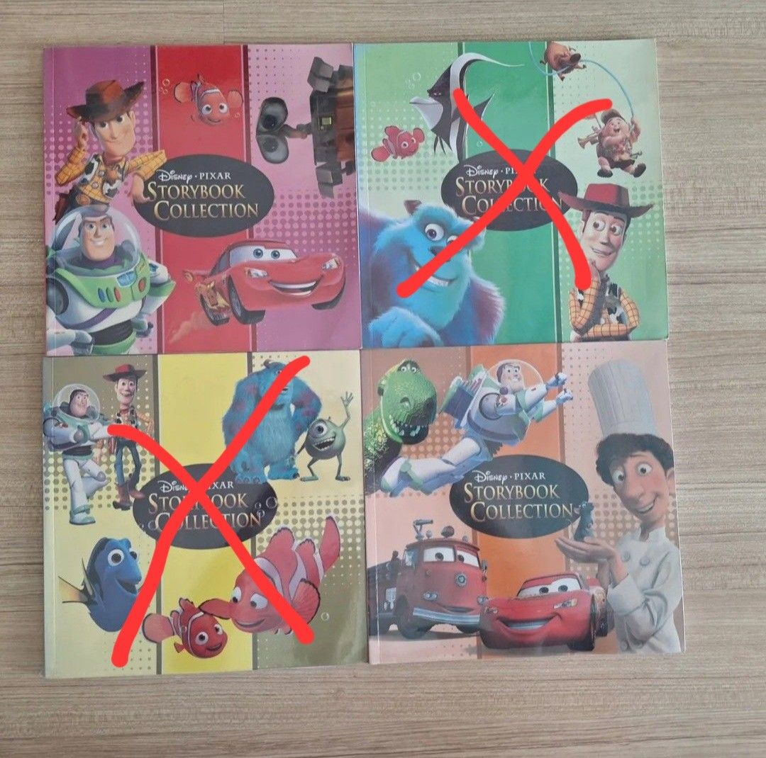 Disney Pixar Storybook Collection (Category: Children's Books) located in Batangas. Submitted by tins_closet88 (Listing ID 1306030916, Image 1). Description: unused, with plastic cover P110 each.