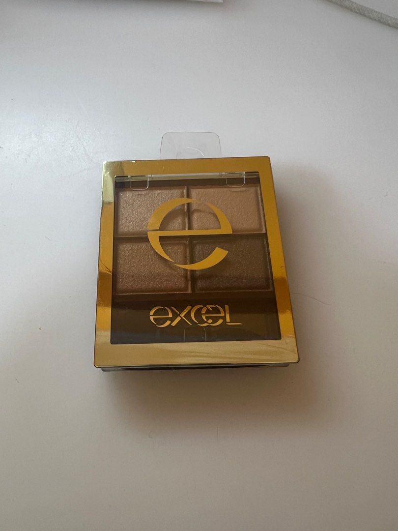 Excel 四色眼影SR01, 美容＆個人護理, 健康及美容- 皮膚護理, 化妝品- Carousell