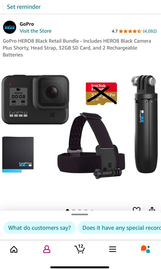 Bundle Gopro Hero Black Amazon GoPro HERO12 Black Camera Holiday