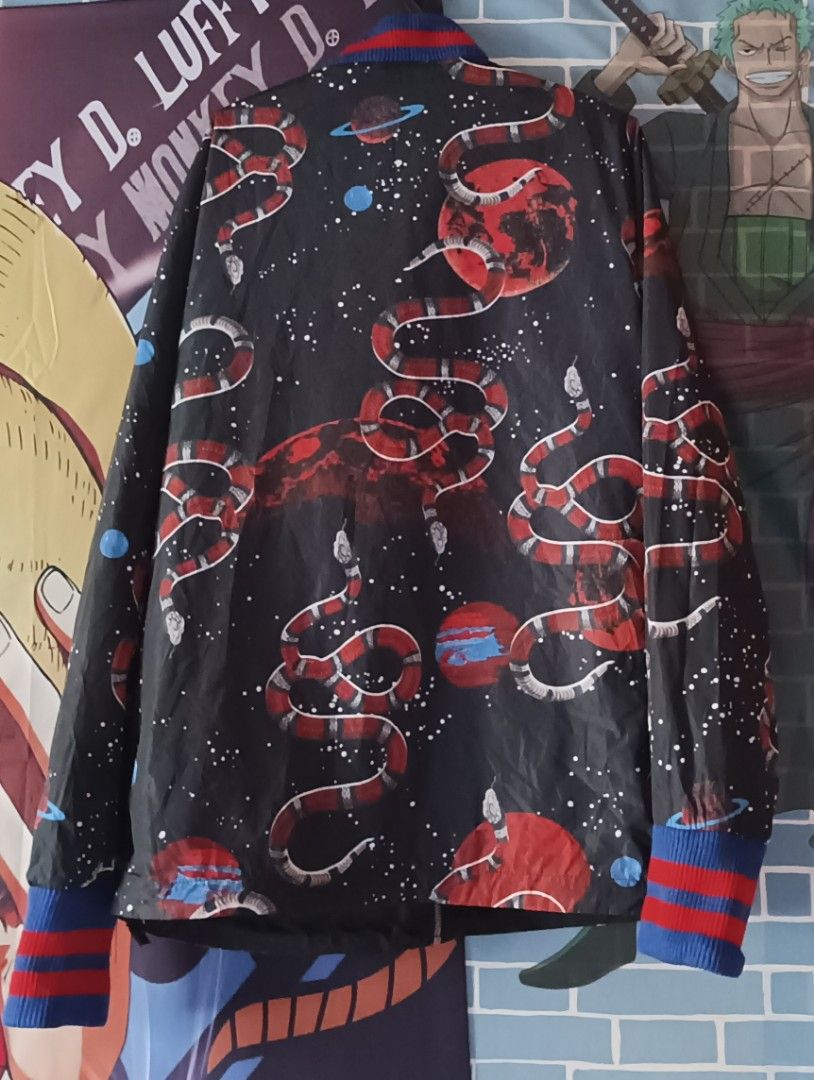 Gucci jacket with snake on the back online