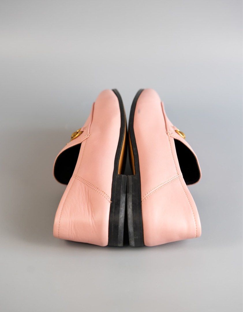 Gucci Horsebit Loafer in Pink Leather Size 40 EU 28cm