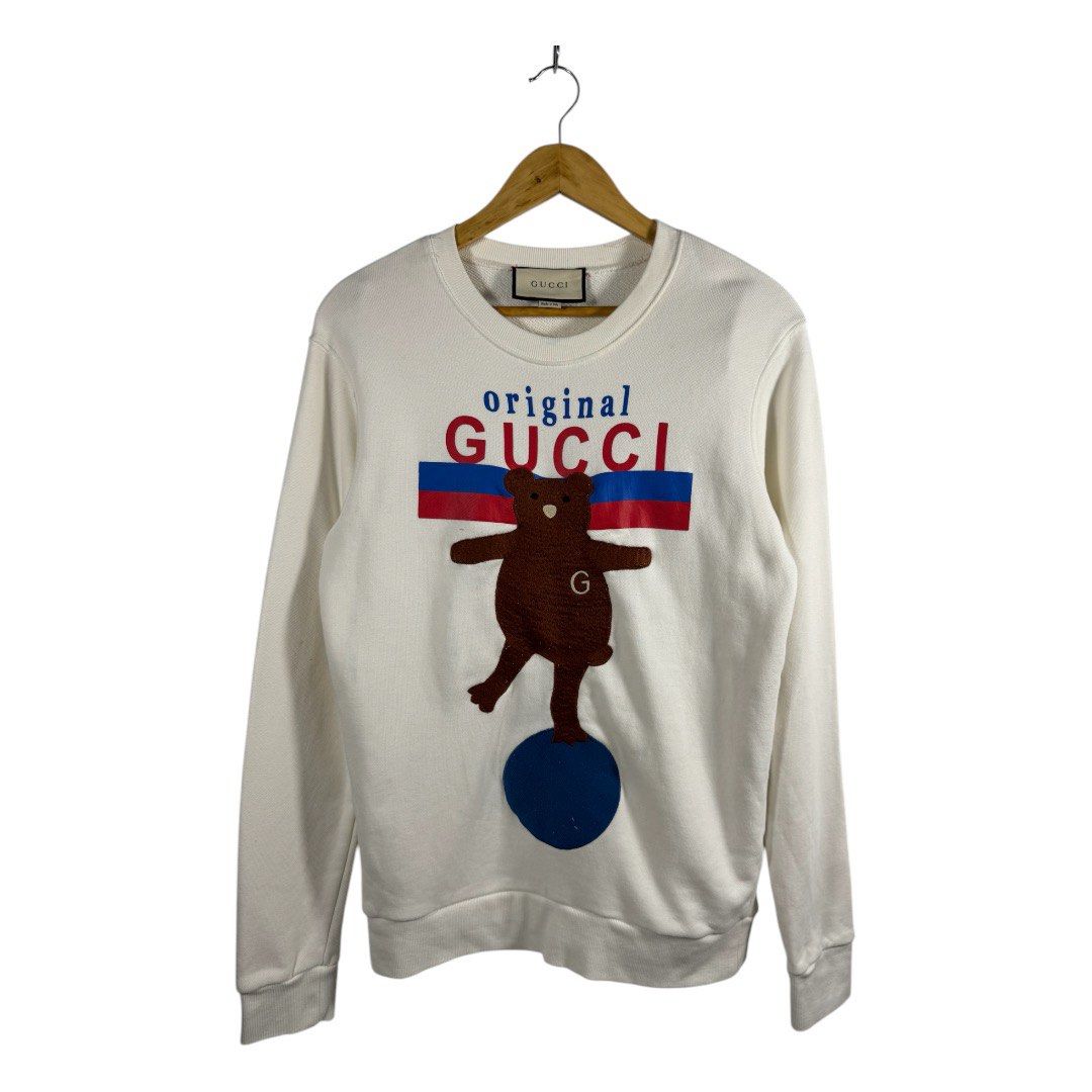 Gucci bear hoodie store