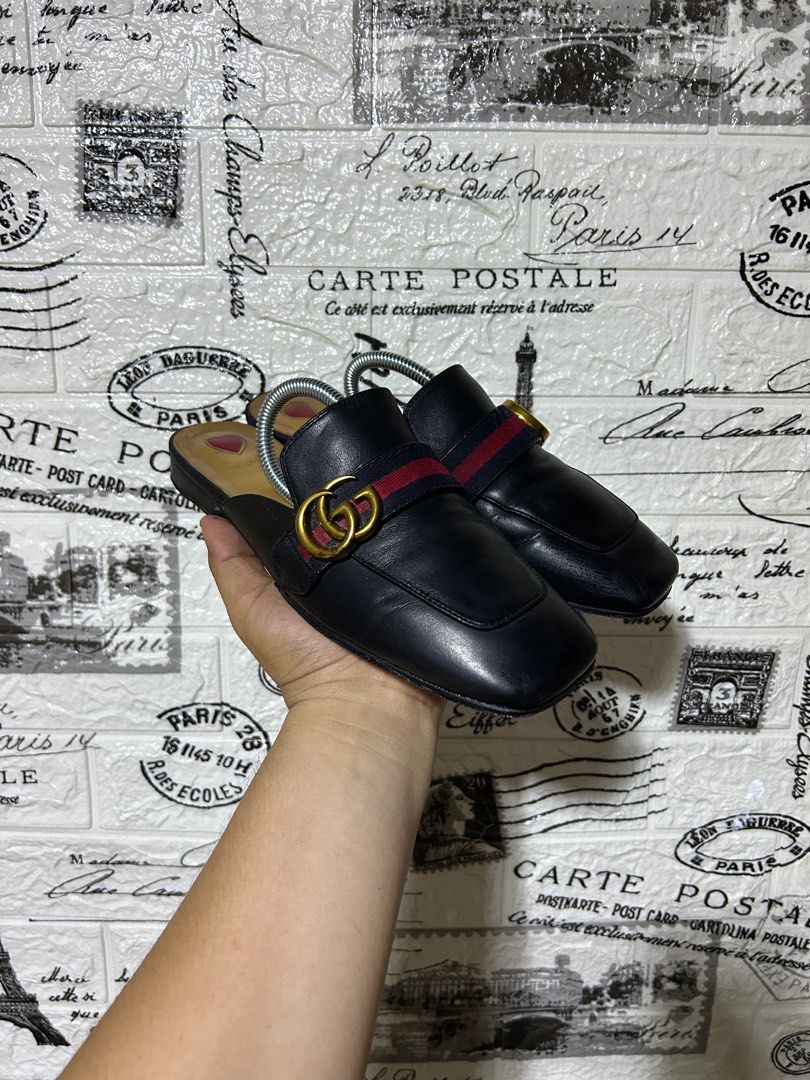 Gucci mules with strap sales
