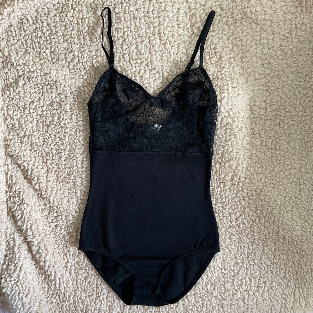 H&m black bodysuit best sale