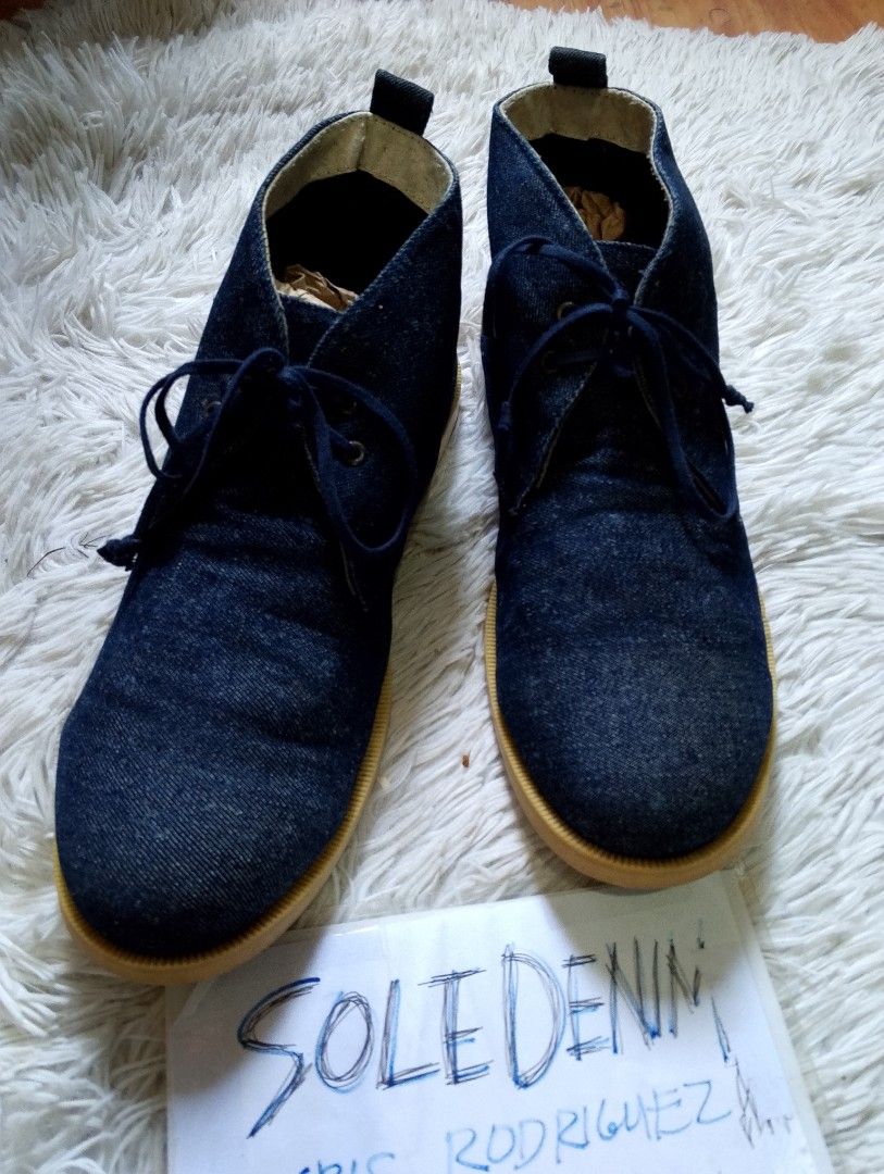 H&M Dress Shoes (Category: Dress Shoes) located in Navotas City. Submitted by SoleDenim (Listing ID 1336355319, Image 1). Description: H&M Denim Canvass Men's Dress Shoes Authentic Made In China Very Good Condition No Box Size 9US (42FR) ( 8UK ) Minor Issue: Minor heeldrag P700 + SF COP/COD LBC " What You See Is What You Get” MOP: Palawan/Coins.ph Crisaldo Rodriguez 09929865358.