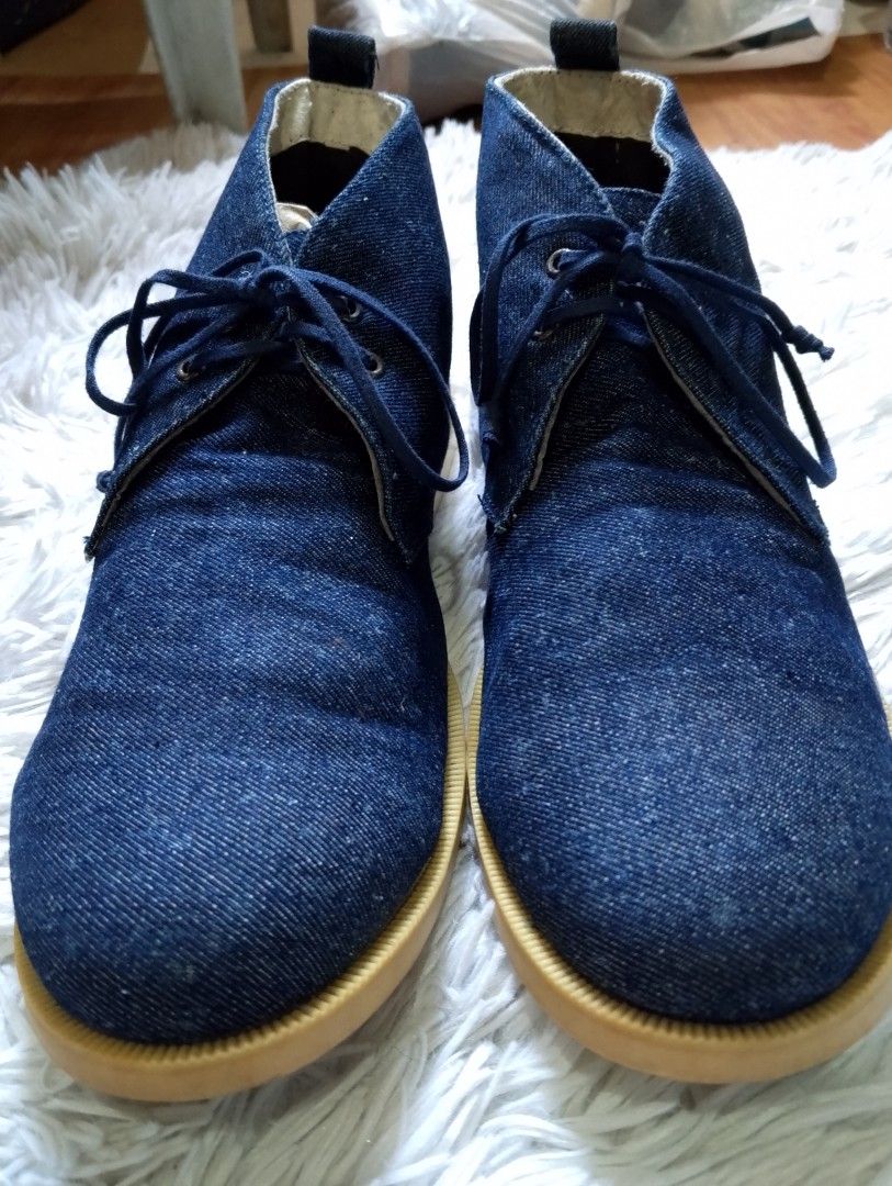 H&M Dress Shoes (Category: Dress Shoes) located in Navotas City. Submitted by SoleDenim (Listing ID 1336355319, Image 3). Description: H&M Denim Canvass Men's Dress Shoes Authentic Made In China Very Good Condition No Box Size 9US (42FR) ( 8UK ) Minor Issue: Minor heeldrag P700 + SF COP/COD LBC " What You See Is What You Get” MOP: Palawan/Coins.ph Crisaldo Rodriguez 09929865358.