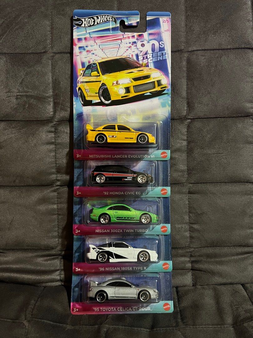 Hotwheels 1/64🇨🇵 90s Street Scene , Série Set 5/5 de 2025