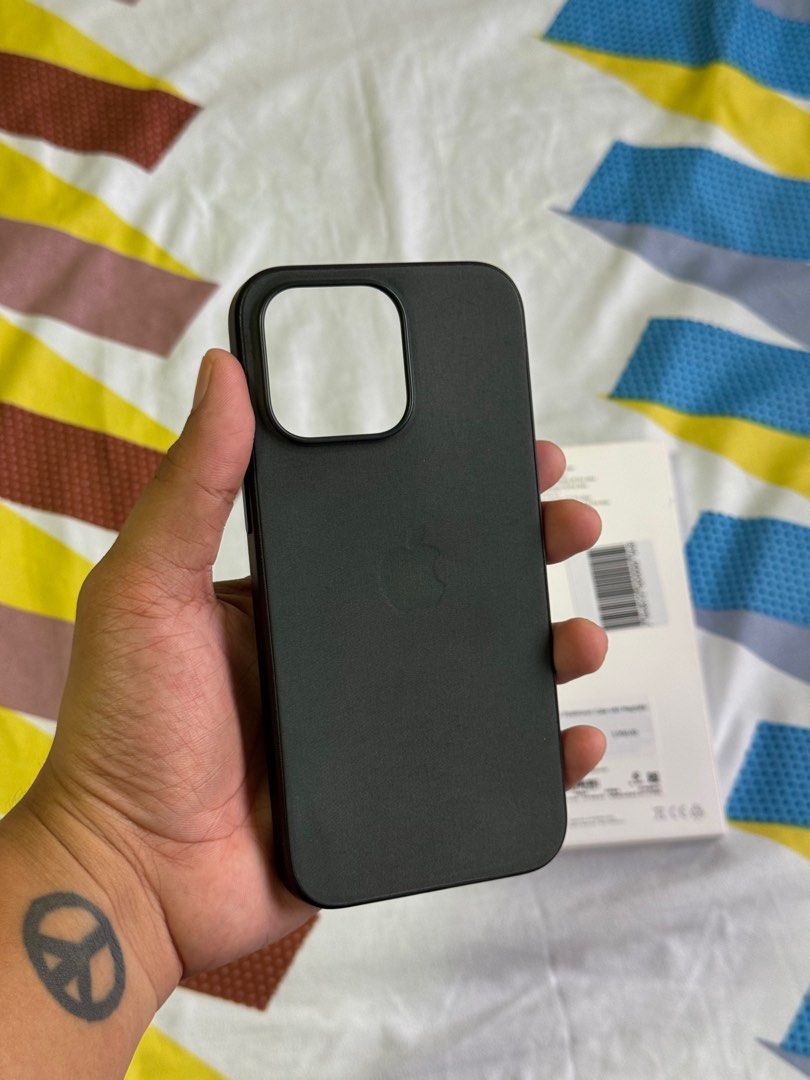iPhone 15 Pro Max FineWoven Case w Magsafe (Evergreen) (Category: Cases & Sleeves) located in Carmona. Submitted by marlaurente (Listing ID 1336390042, Image 3). Description: rfs: decluttering quezon city, timog, or biñan laguna. can do delivery!.