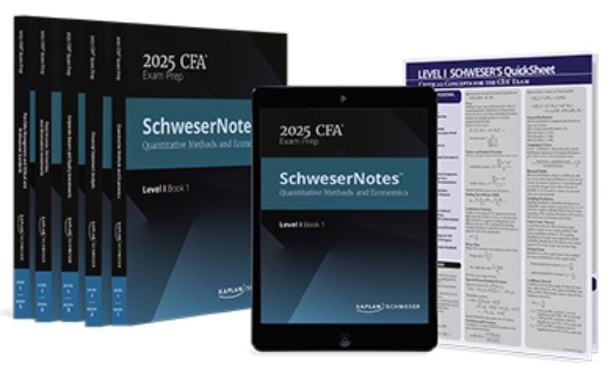 Kaplan 2025 CFA Level I Notes Book 1-4, Hobbies & Toys, Books ...