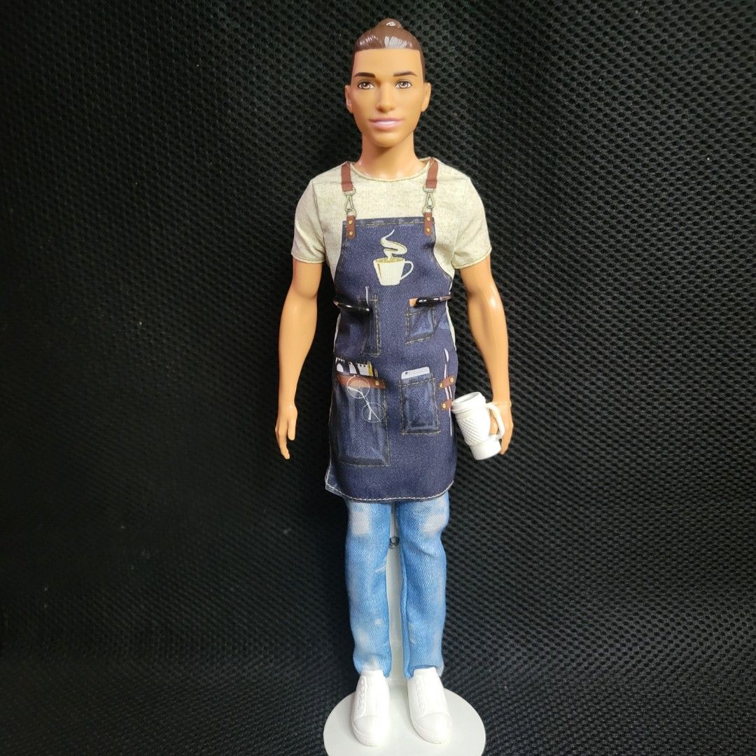 Ken Barista doll Hobbies Toys Toys Games on Carousell