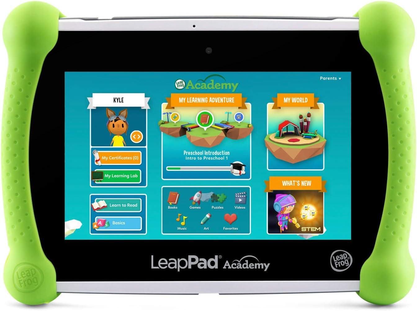 LeapFrog LeapPad Academy Kids' Learning Tablet, Green (Green