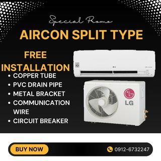LG DUAL INVERTER SPLIT TYPE AIRCON