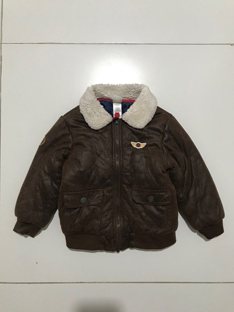 Little Me Aviator Pilot flight jacket top gun type jacket Size 2T