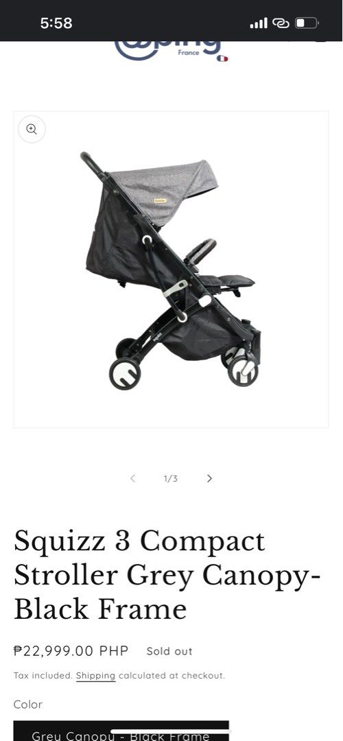Looping squizz 3.0 stroller (Category: Strollers) located in Marikina City. Submitted by ashley_closet (Listing ID 1336332875, Image 1). Description: Di na kelangan, see pictures Lightweight cabin size.