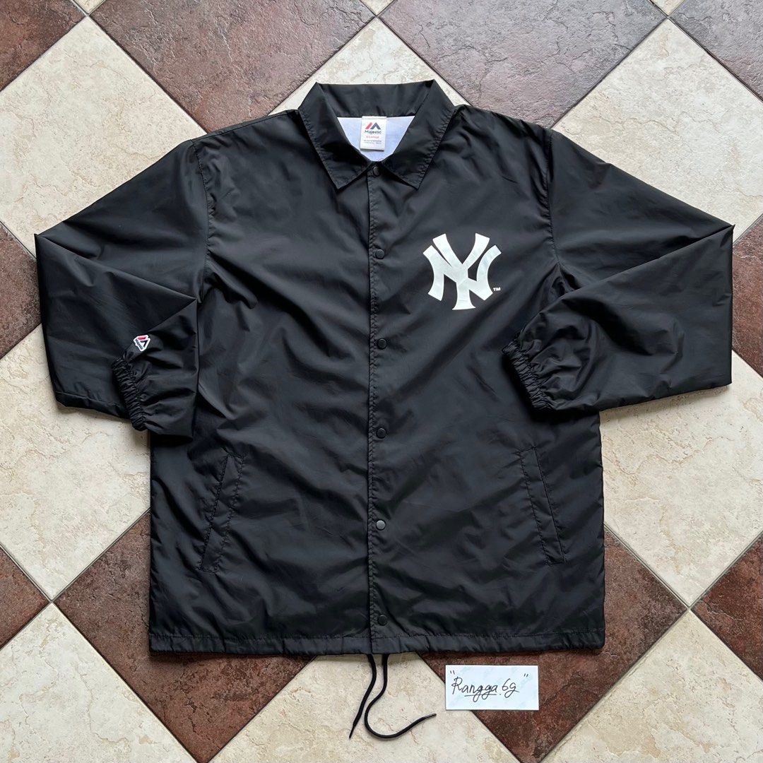 MAJESTIC NEW YORK YANKEES COACH JACKET Men s Fashion Coats Jackets and Outerwear on Carousell